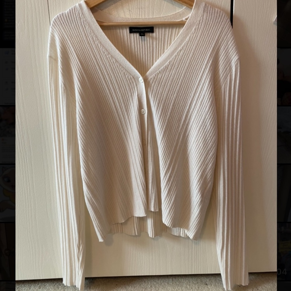 Banana Republic Button Down Sweater